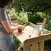 FOLDING GARDEN BAR / POTTING TABLE - Chestnut Mill