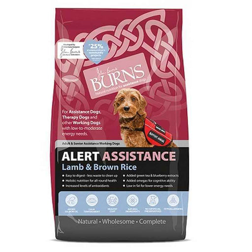 Burns Alert Assistance Lamb & Brown Rice Dry Dog Food – 12kg
