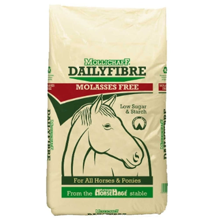 Mollichaff DailyFibre – Low-Sugar Fibre Chaff – 12.5kg – product image