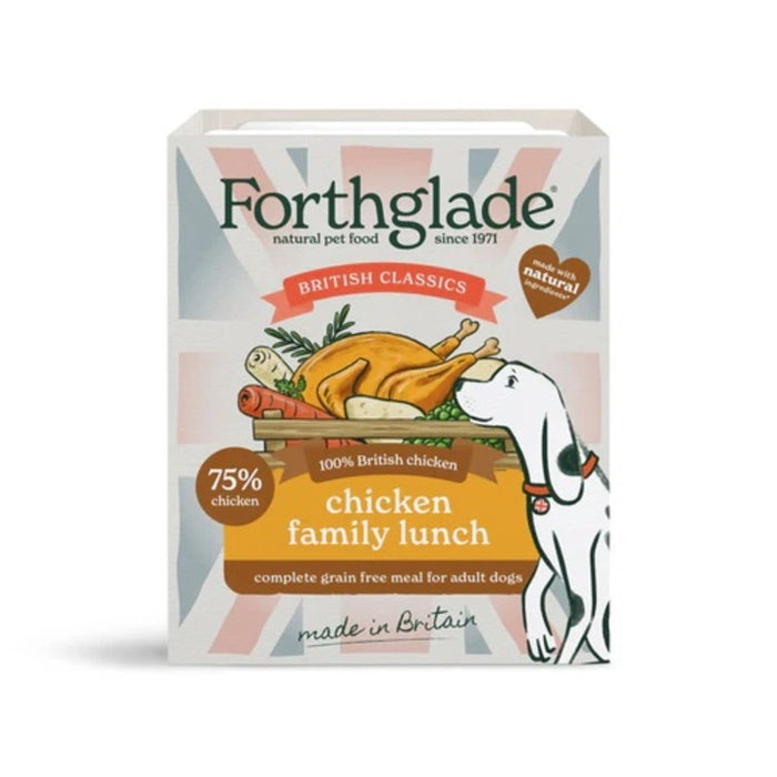 Forthglade Chicken Family Lunch Wet Dog Food – 18 x 395g