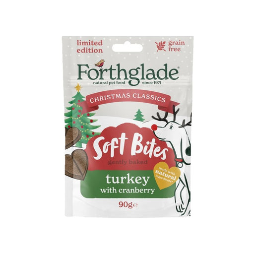 Forthglade Christmas Soft Bite Turkey Dog Treats – 8 x 90g