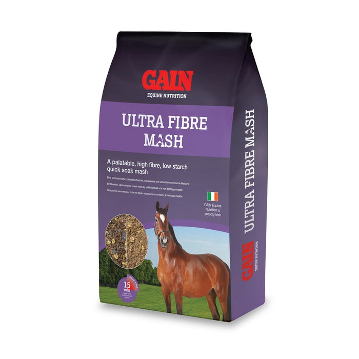 GAIN Ultra Fibre Mash – Low-Starch Horse Feed – 15kg – product image