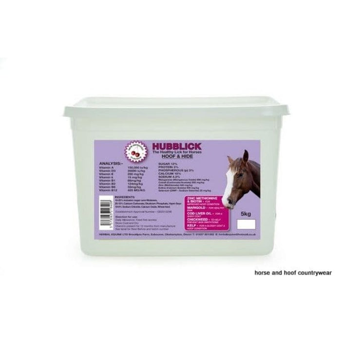 Hubblick Hoof & Hide – Low-Sugar Hoof, Skin & Coat Lick product image