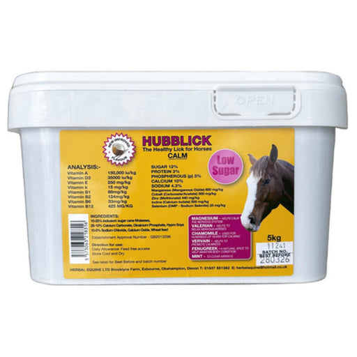Hubblick Calm – Low-Sugar Calming Horse Lick product image
