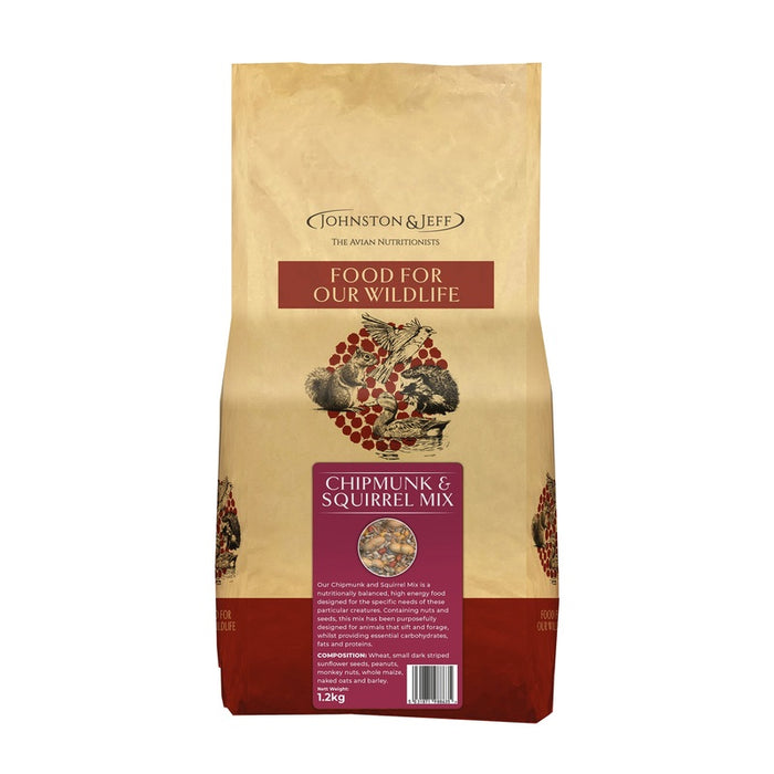 Johnston & Jeff Chipmunk & Squirrel Mix – 6 × 1.2kg