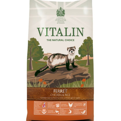 Vitalin British Chicken & Rice Ferret Food – 12kg