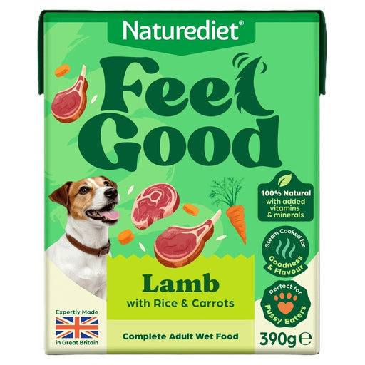 Naturediet Feel Good Lamb Wet Dog Food – 12 x 390g