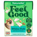 Naturediet Feel Good White Fish Wet Dog Food – 12 x 390g
