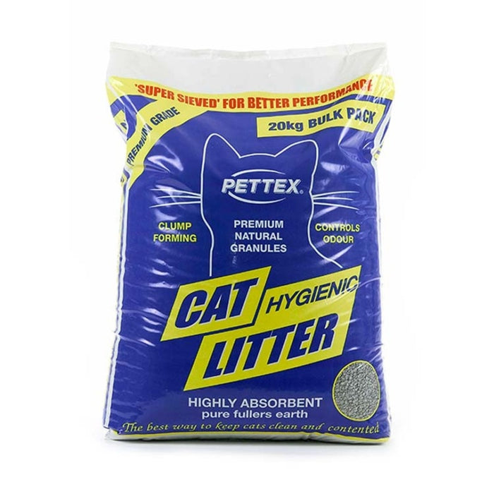 Pettex Premium Grey Clumping Cat Litter 20kg