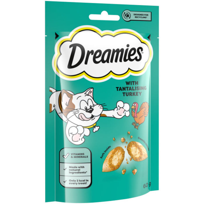 Dreamies Turkey Cat Treats – 8 x 60g