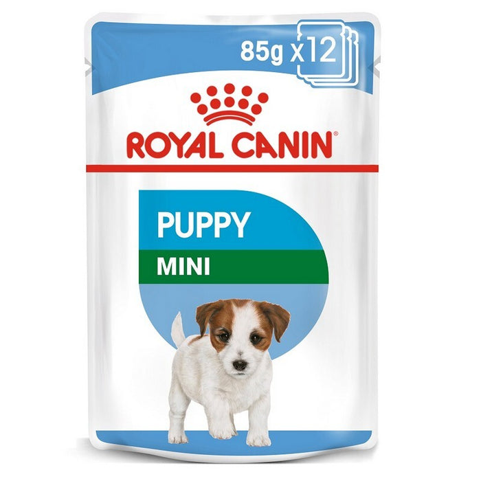 Royal Canin Mini Puppy Wet Dog Food Pouches – 12 x 85g