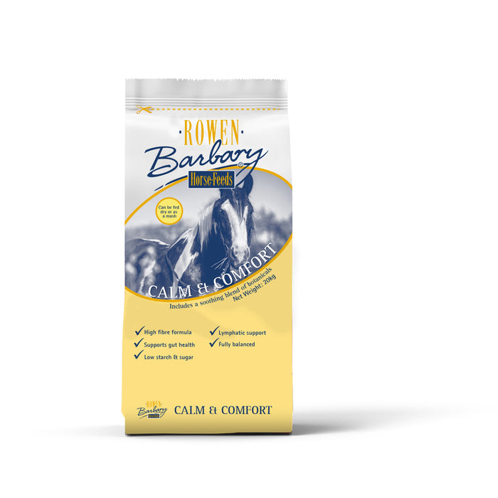 Rowen Barbary Calm & Comfort – Low-Starch Calming Feed – 20kg – product image