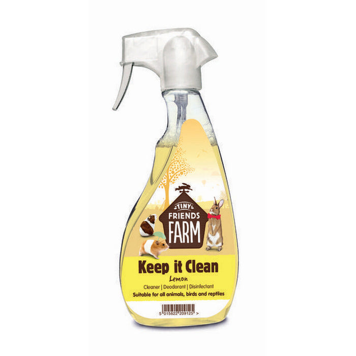 Supreme Keep It Clean Small Animal Disinfectant – Lemon – 6 x 500ml