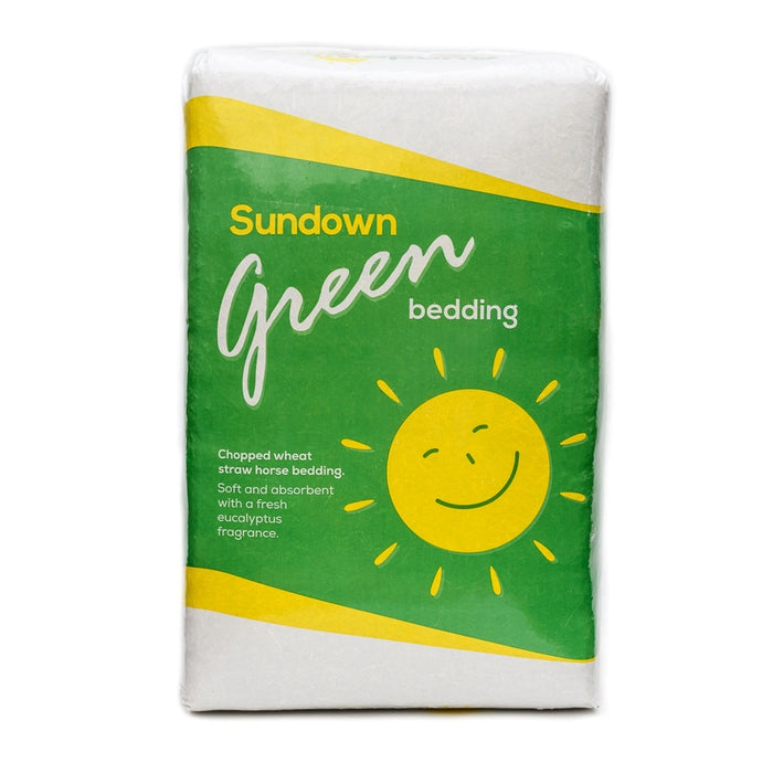 Sundown Green Wheat Straw Horse Bedding 19kg product image