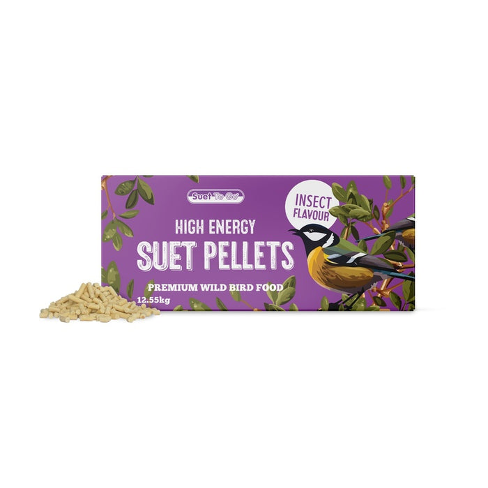 Suet To Go Insect Suet Pellets High-Energy Wild Bird Food 12.55kg