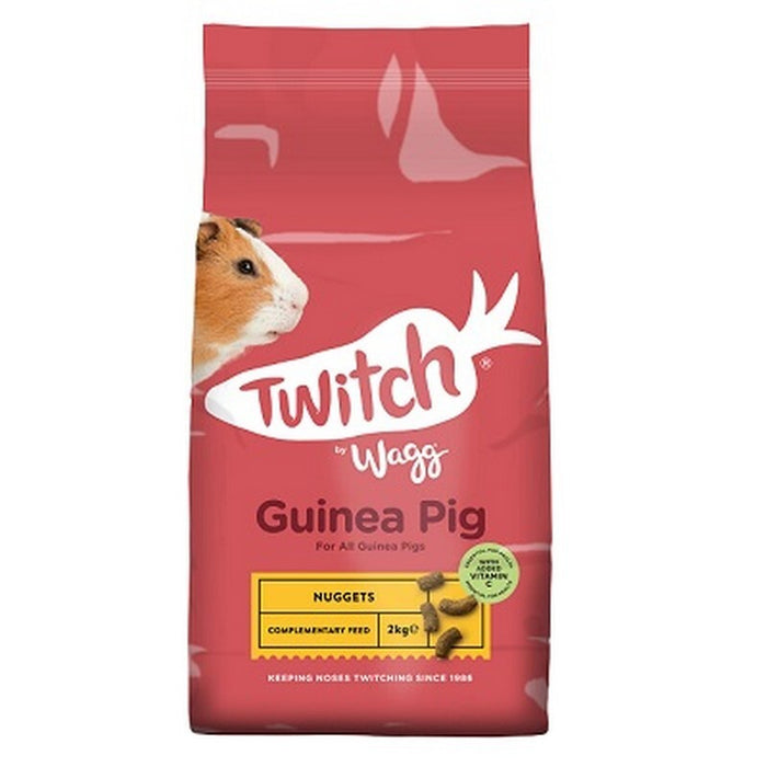 Twitch by Wagg Guinea Pig Nuggets – 4 x 2kg