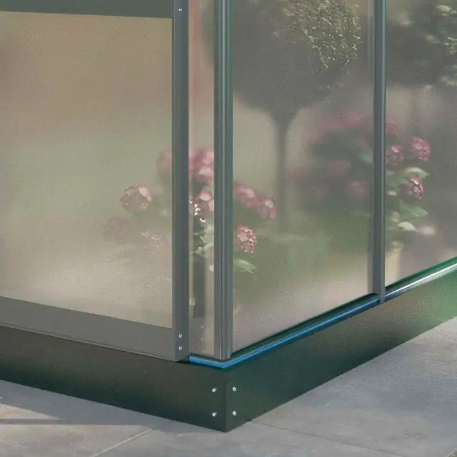 Polycarbonate Lean-To Greenhouse 4' x 8' - Chestnut Mill