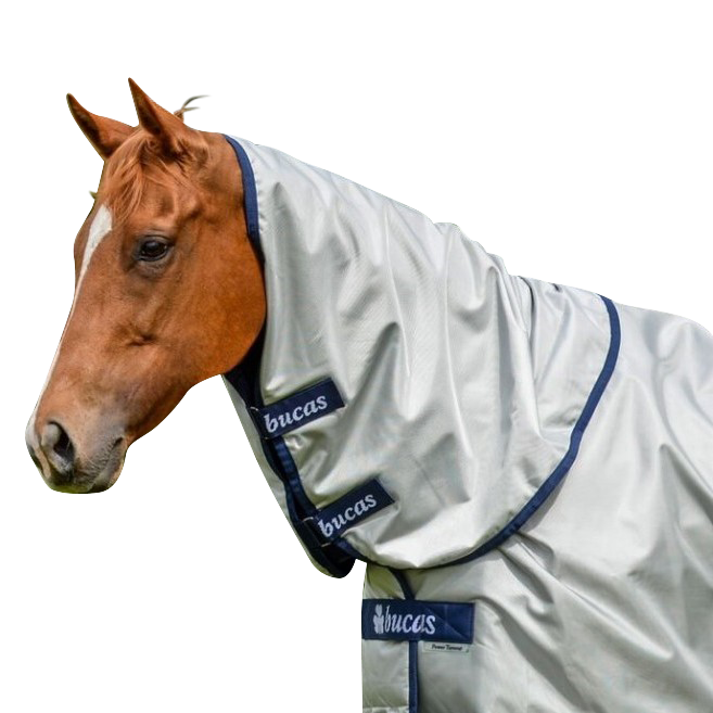 Bucas Power Turnout Rug Neck Cover 300g – Silver