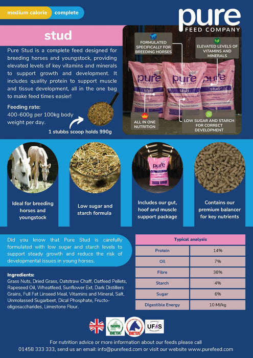 Pure Feed Company Pure Stud 15kg