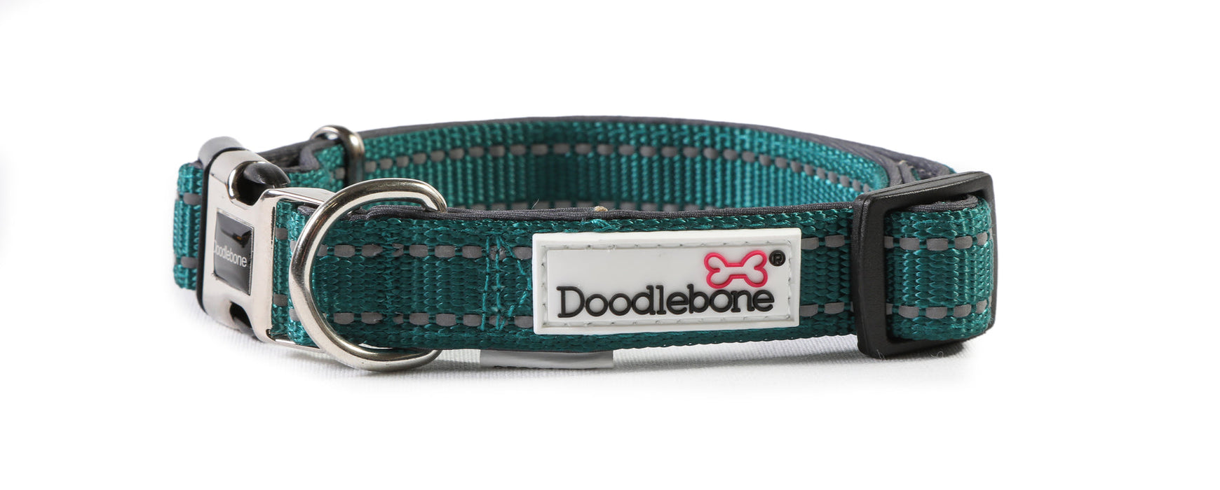 Doodlebone Padded Dog Collar  - Various Colours & Sizes