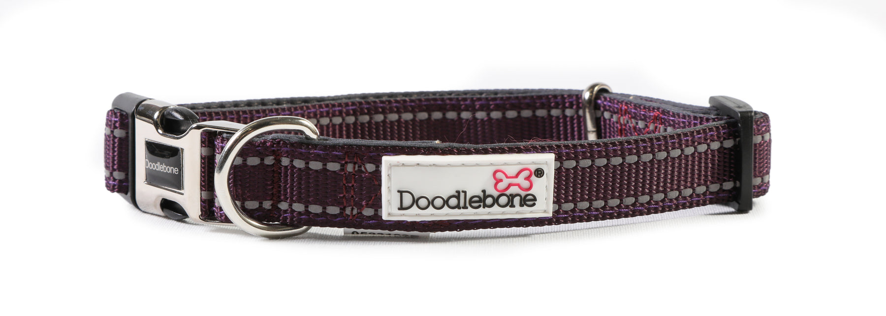 Doodlebone Padded Dog Collar  - Various Colours & Sizes