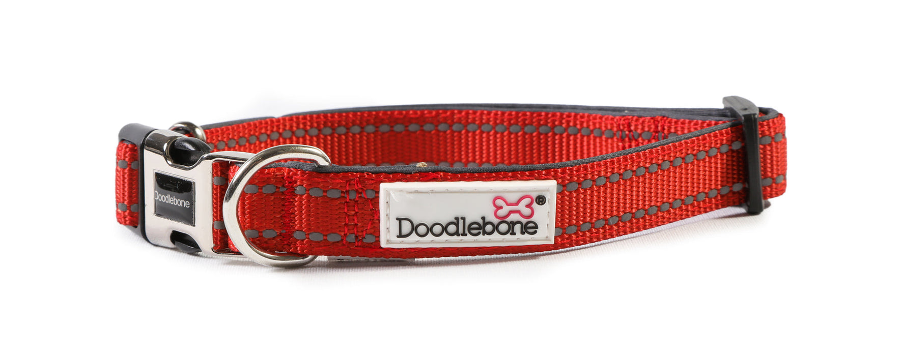 Doodlebone Padded Dog Collar  - Various Colours & Sizes