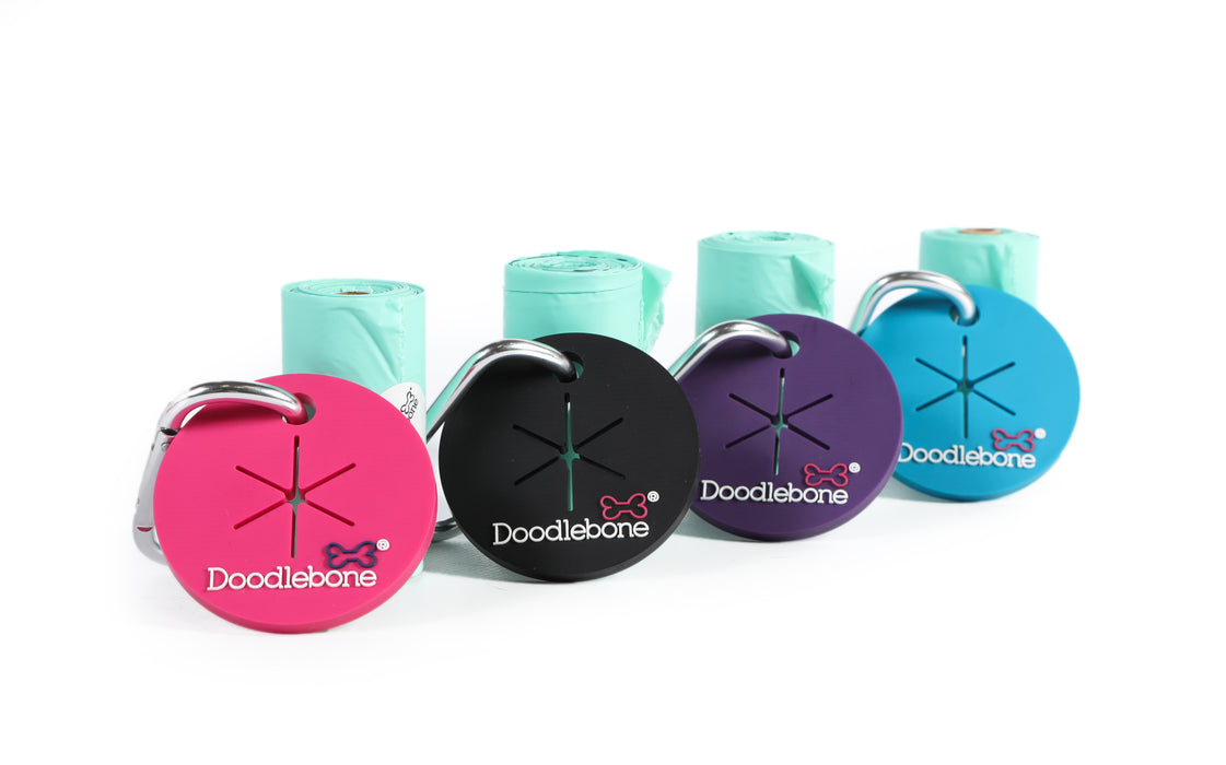 Doodlebone Pick N Clip Dog Poo Bag Holder - Various Colours