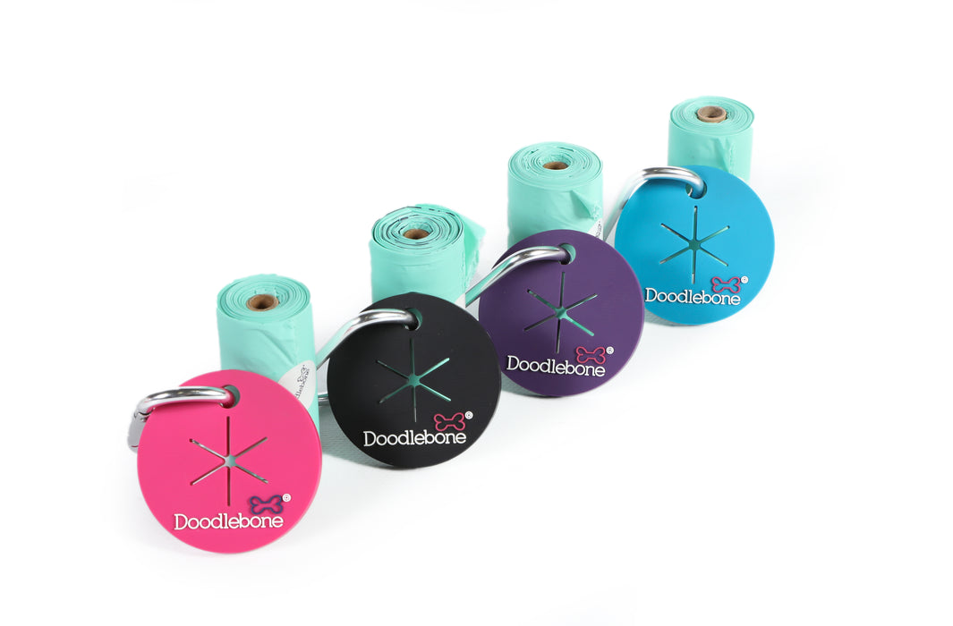 Doodlebone Pick N Clip Dog Poo Bag Holder - Various Colours