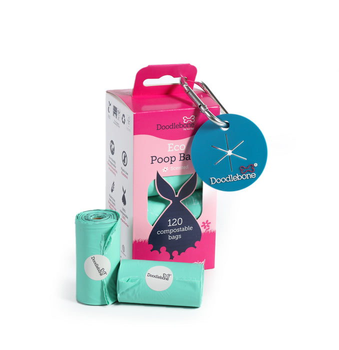 Doodlebone Pick N Clip Dog Poo Bag Holder - Various Colours