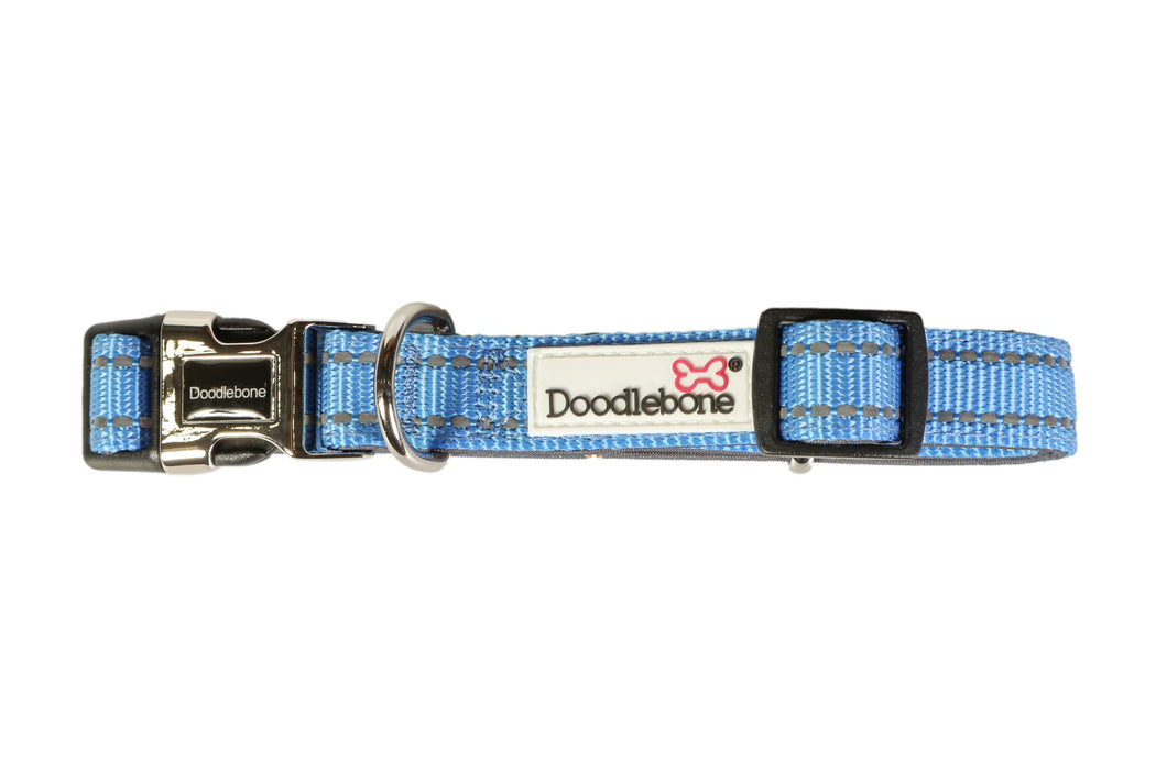 Doodlebone Padded Dog Collar  - Various Colours & Sizes