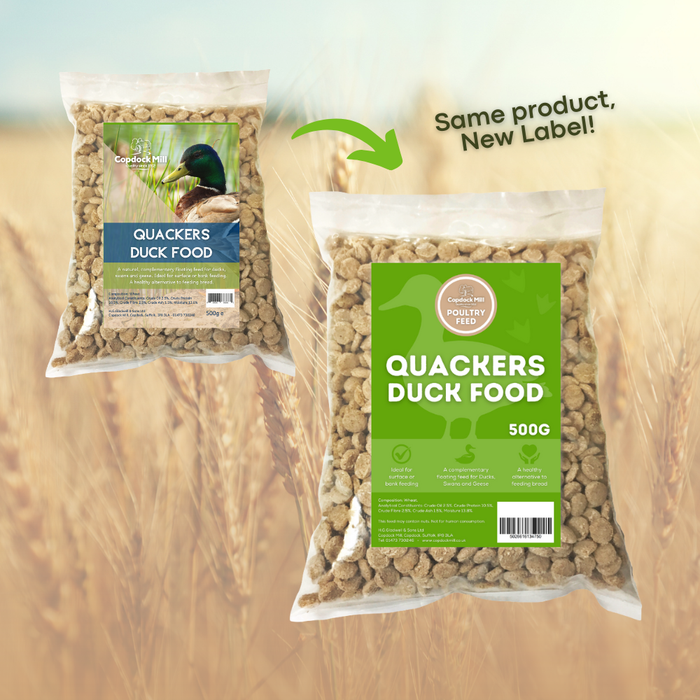 Copdock Mill Quackers Floating Duck, Goose & Swan Food 500g - product image 4