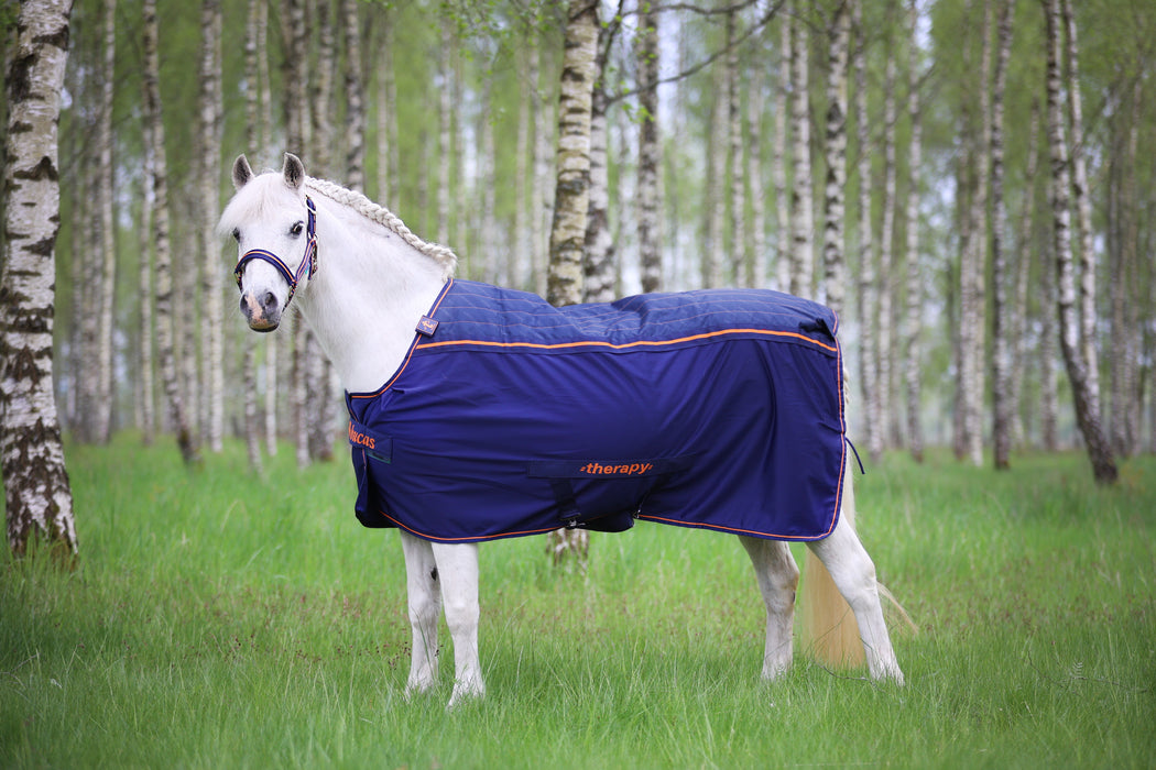 BUCAS THERAPY LINER -  Navy/Orange