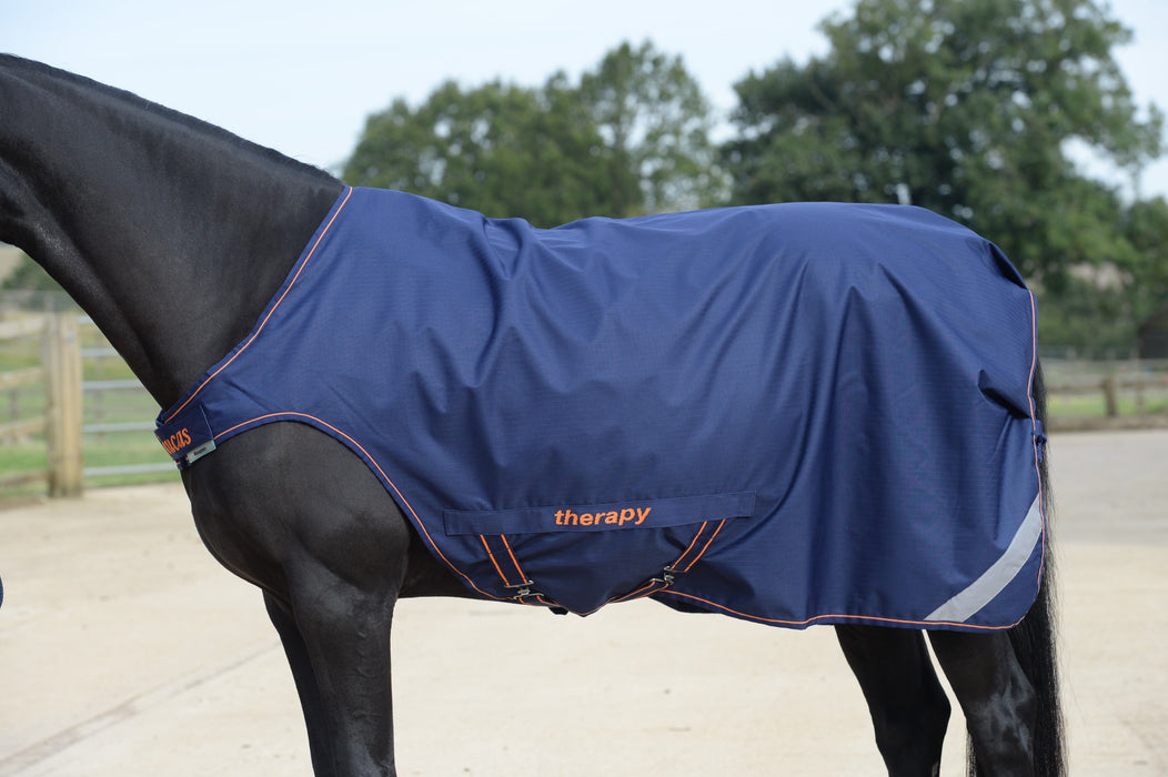 BUCAS THERPAY MESH NECK -  Navy/Orange