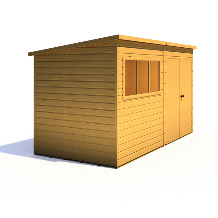 Ranger 12'x6' Double Door Shiplap Shed - Chestnut Mill