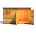 Ranger 12'x6' Double Door Shiplap Shed - Chestnut Mill
