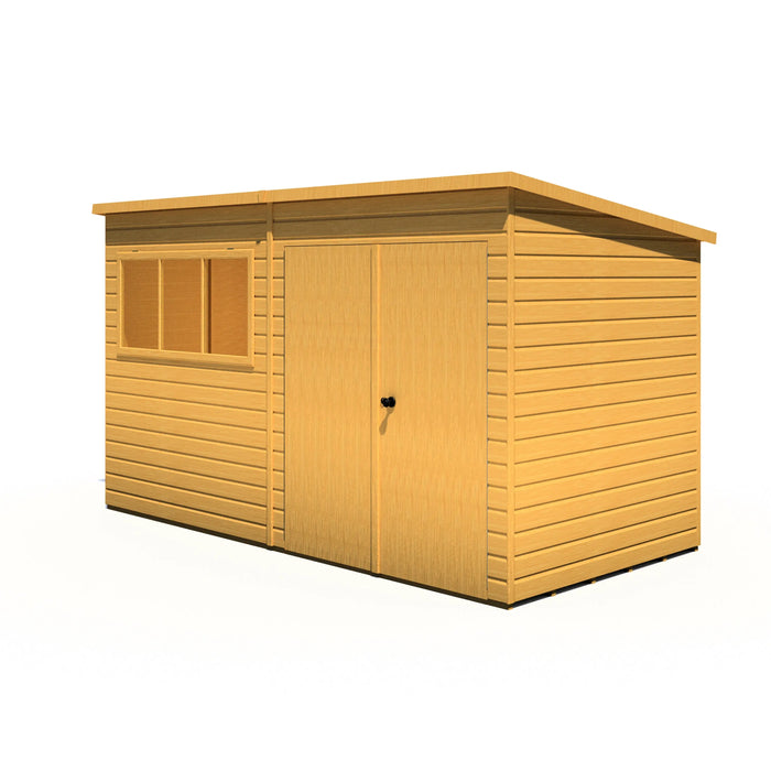 Ranger 12'x6' Double Door Shiplap Shed - Chestnut Mill