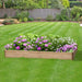 Rectangular Raised Bed 15 cm High, 60 x 120cm - Chestnut Mill