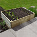 Rectangular Raised Bed 30 cm High, 90 x 120cm - Chestnut Mill