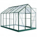 Rosette Hobby Aluminium Polycarbonate Greenhouse - 6' x 10' - Chestnut Mill