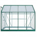 Rosette Hobby Aluminium Polycarbonate Greenhouse - 6' x 8' - Chestnut Mill