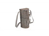 SINGLE BOTTLE & 2 CARTRIDGE GLASS CARRIER with SHOULDER STRAP - Chestnut Mill