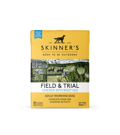 Skinner's Field & Trial Grain-Free Adult Chicken Wet Dog Food – 18 x 390g