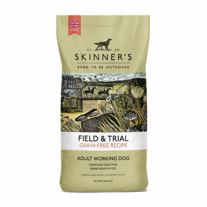 Skinner's Field & Trial Grain-Free Chicken & Sweet Potato Dry Dog Food – 2.5 kg