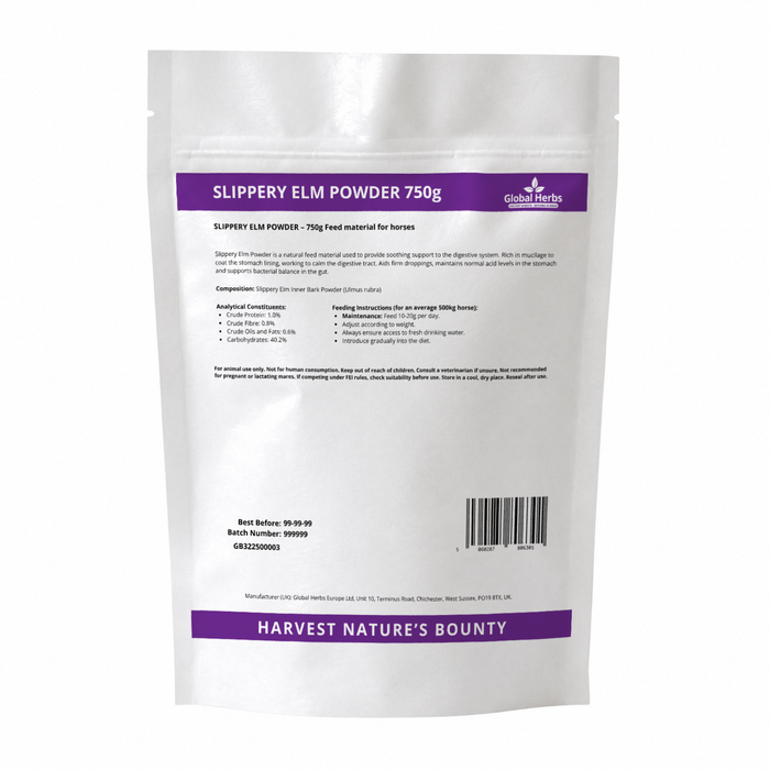 Global Herbs Slippery Elm Powder Refill Pouch 750g
