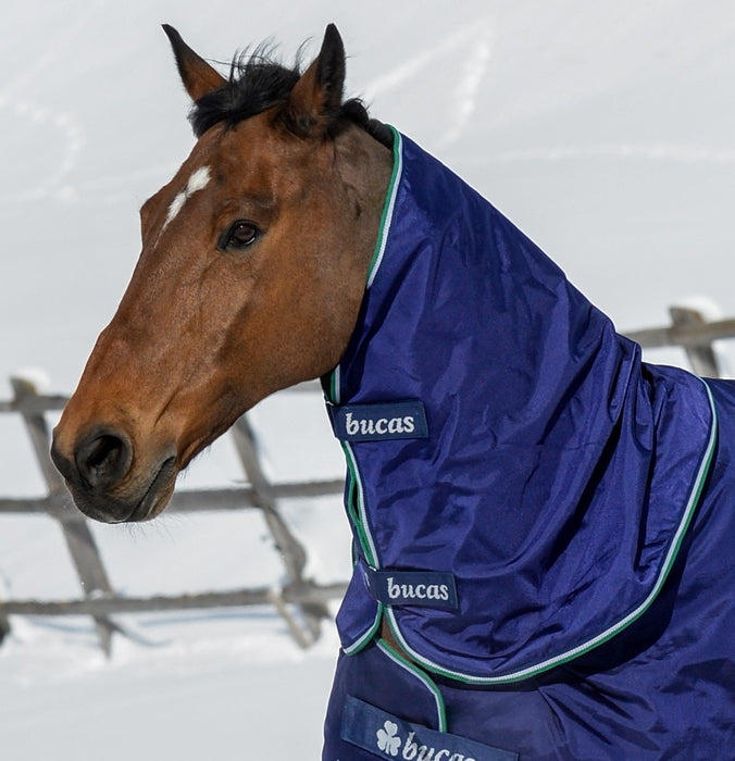 Bucas Smartex Turnout Rug Neck Cover 300g – Blue