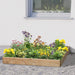 Square Raised Bed 15 cm High, 120 x 120cm - Chestnut Mill