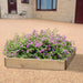 Square Raised Bed 15 cm High, 90 x 90cm - Chestnut Mill