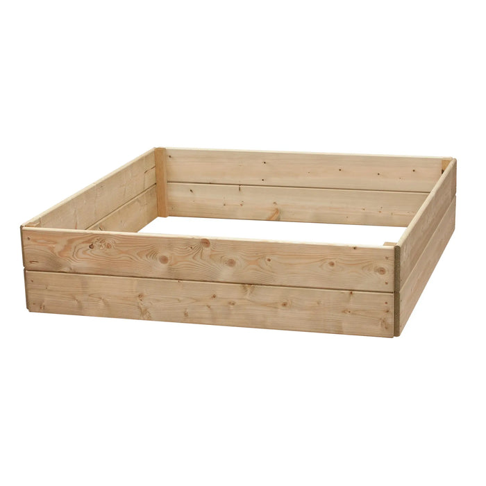 Square Raised Bed 30 cm High, 120 x 120cm - Chestnut Mill