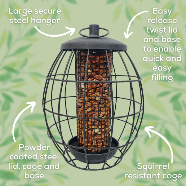 Twist & Release Squirrel Resistant Peanut Feeder