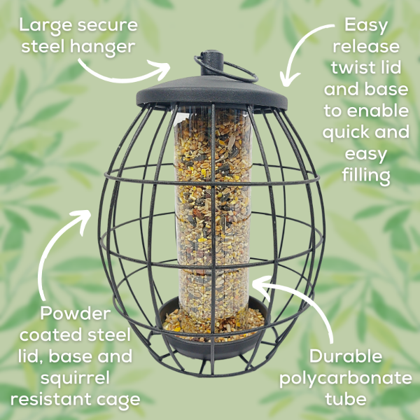 Twist & Release Squirrel Resistant Seed Feeder
